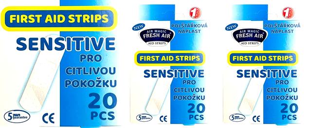 Polštářková náplast Sensitive 20&hellip;