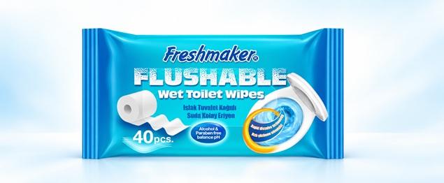 Freshmaker vlhčený WC papír 40ks