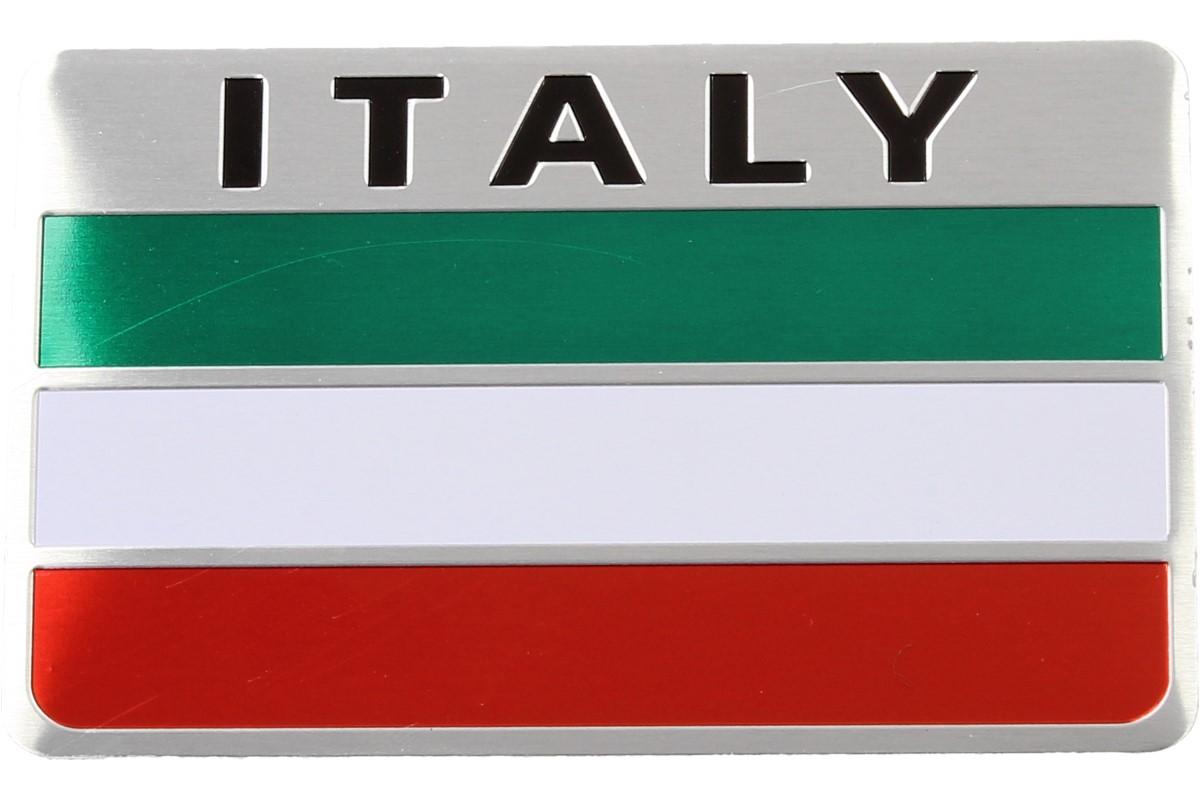 Kovová samolepka Italy 8 cm x 5 cm x 1 mm