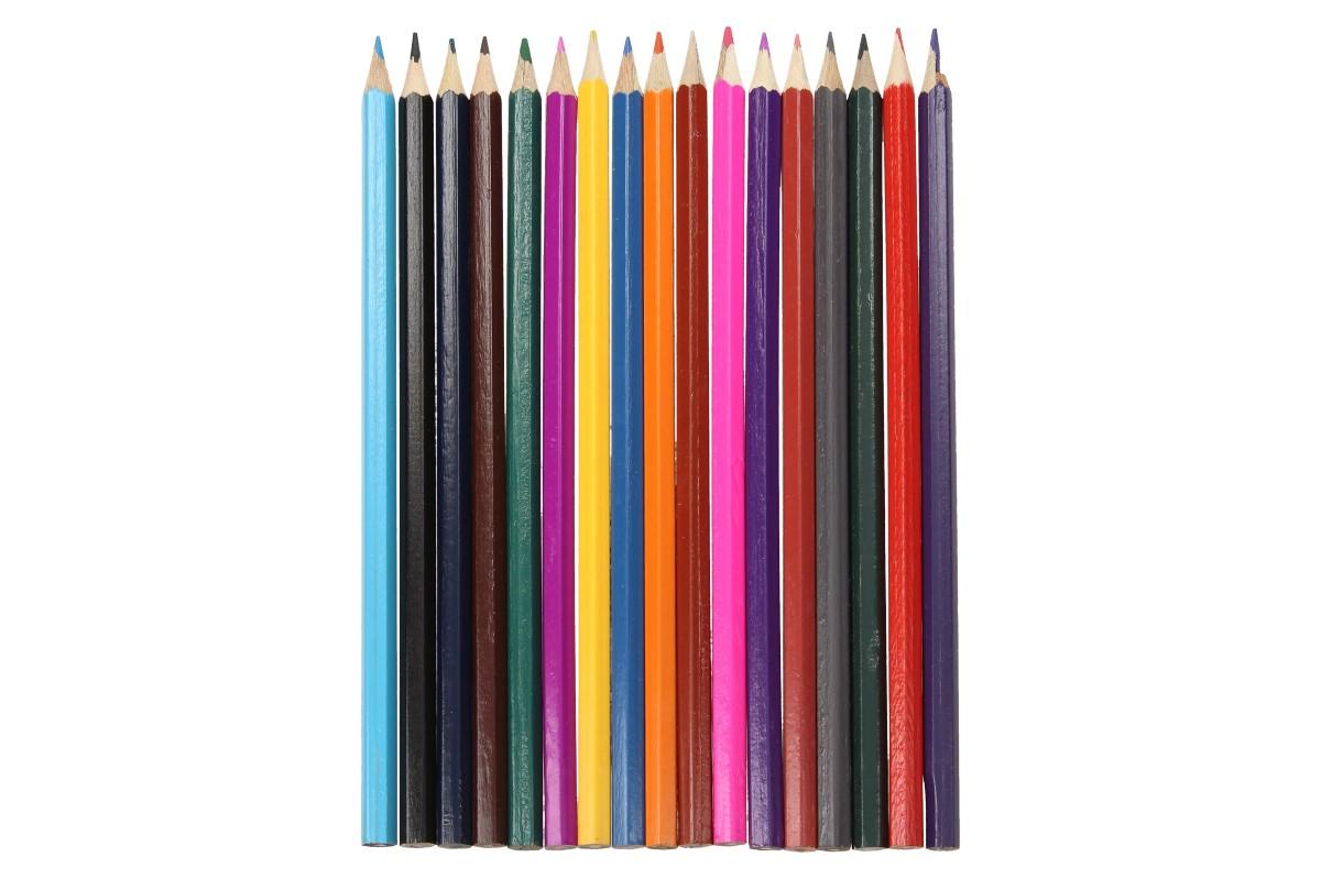 Barervné pastelky pro školáky 18 kusů