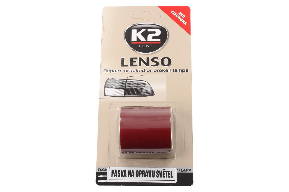 K2 LENSO - červená opravná páska pro opravu světel
