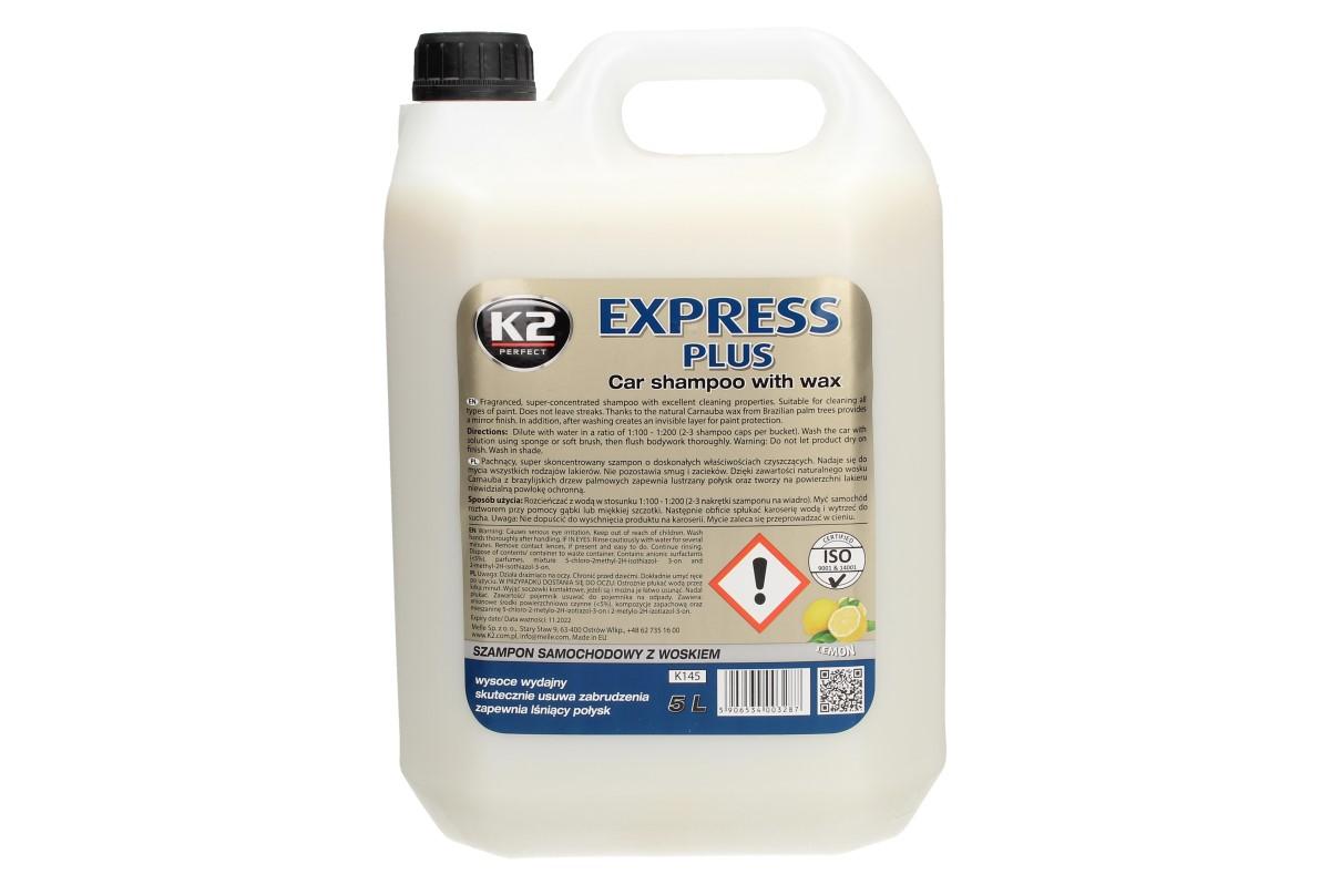 K2 EXPRESS PLUS 5 l - šampon s voskem