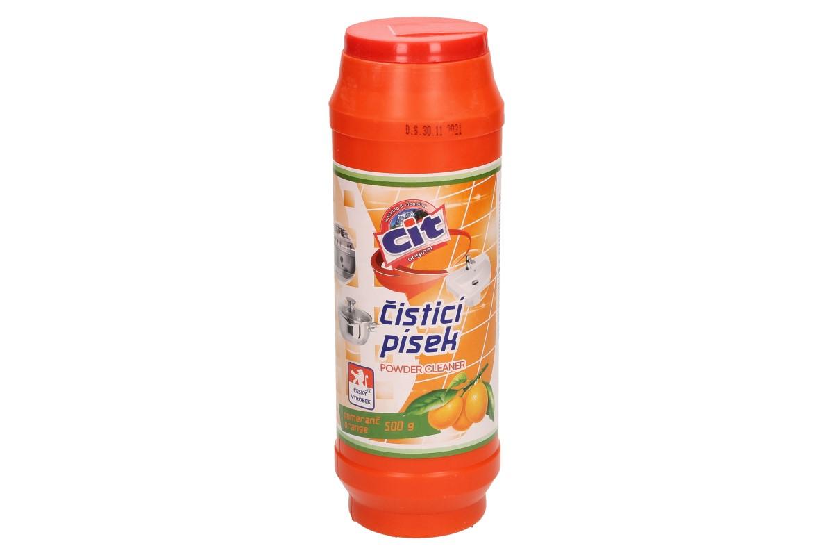 CIT čistící práškový písek na nádobí 500 g pomeranč