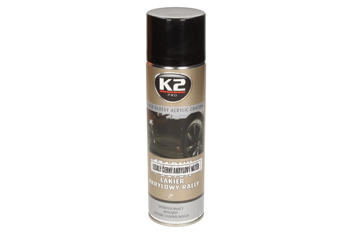 K2 Akrylová barva ve spreji černá lesklá