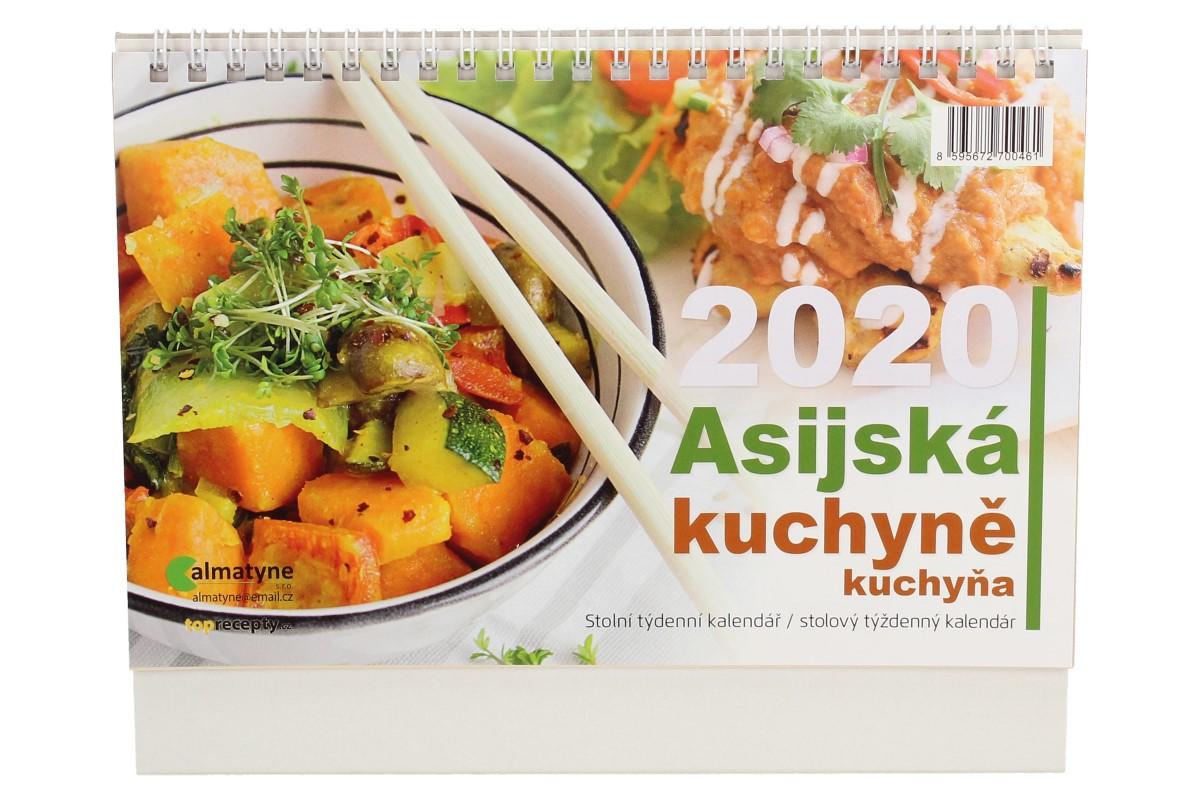 Kalendář 2020 Asijská kuchyně 22 x 17 cm