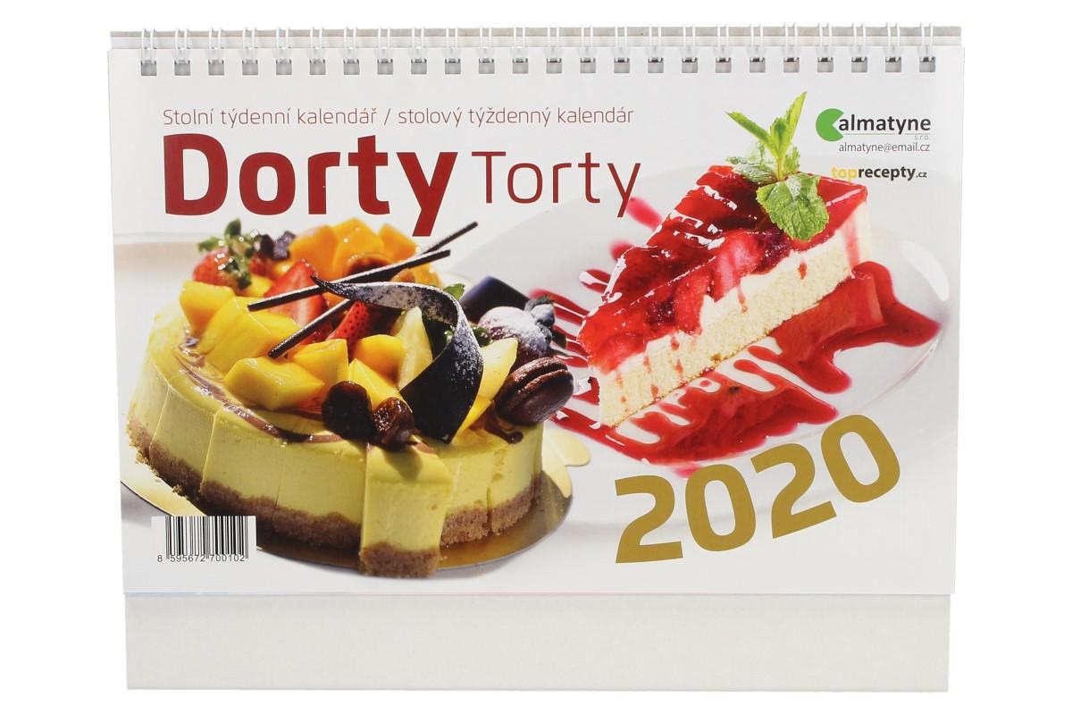 Kalendář 2020 Dorty 22 x 17 cm