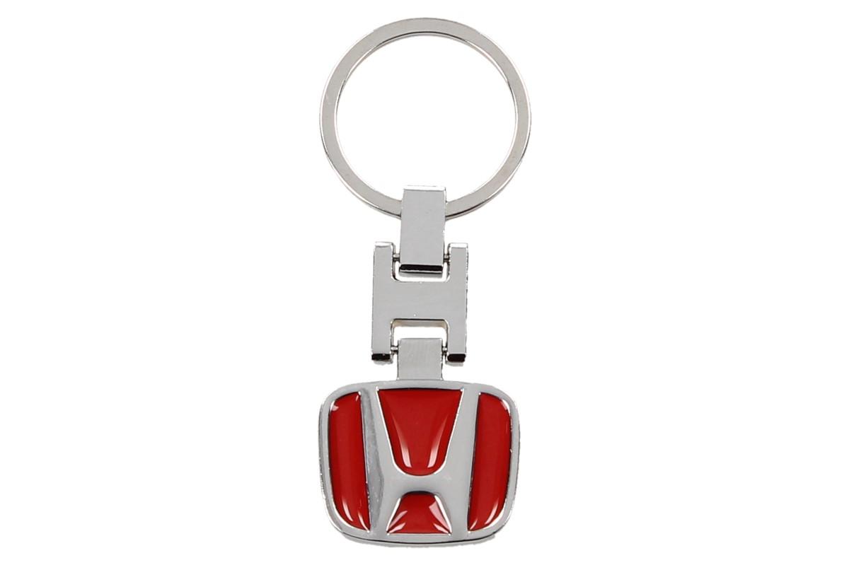 Klíčenka - znak Honda CHROM červená 3 cm