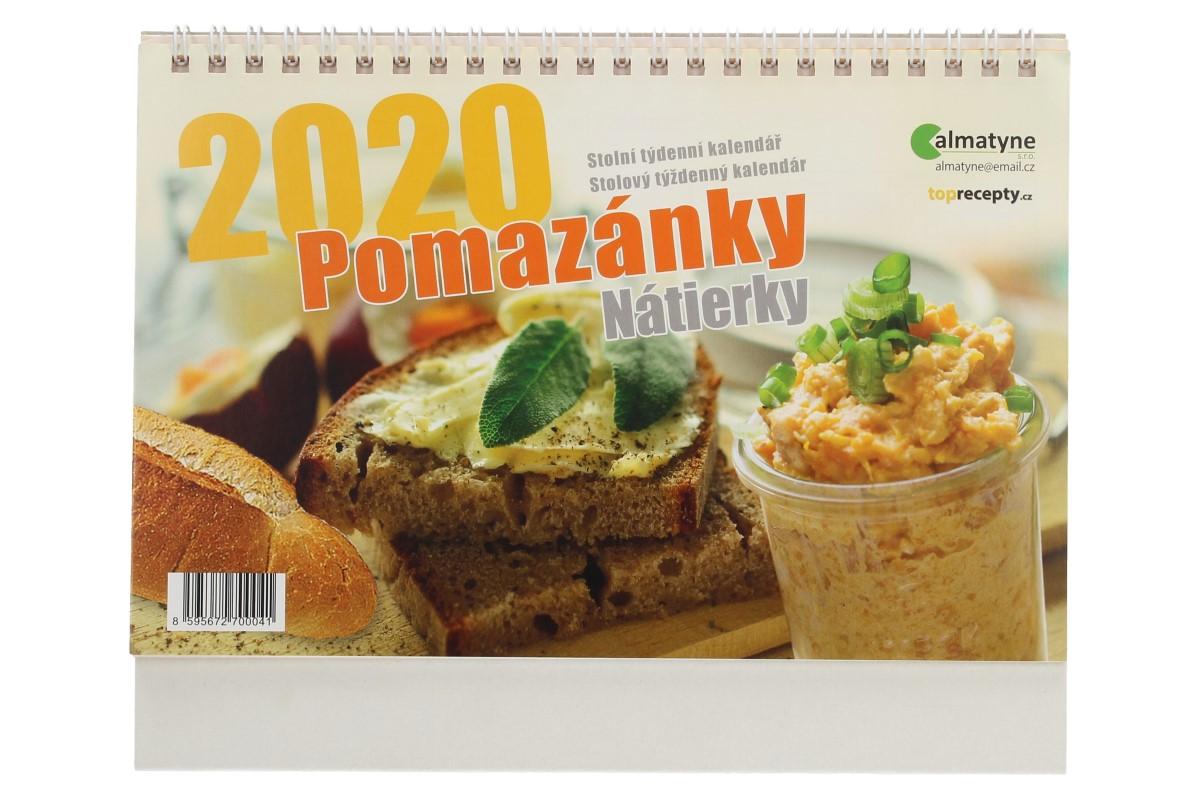 Kalendář 2020 Pomazánky 22 x 17 cm