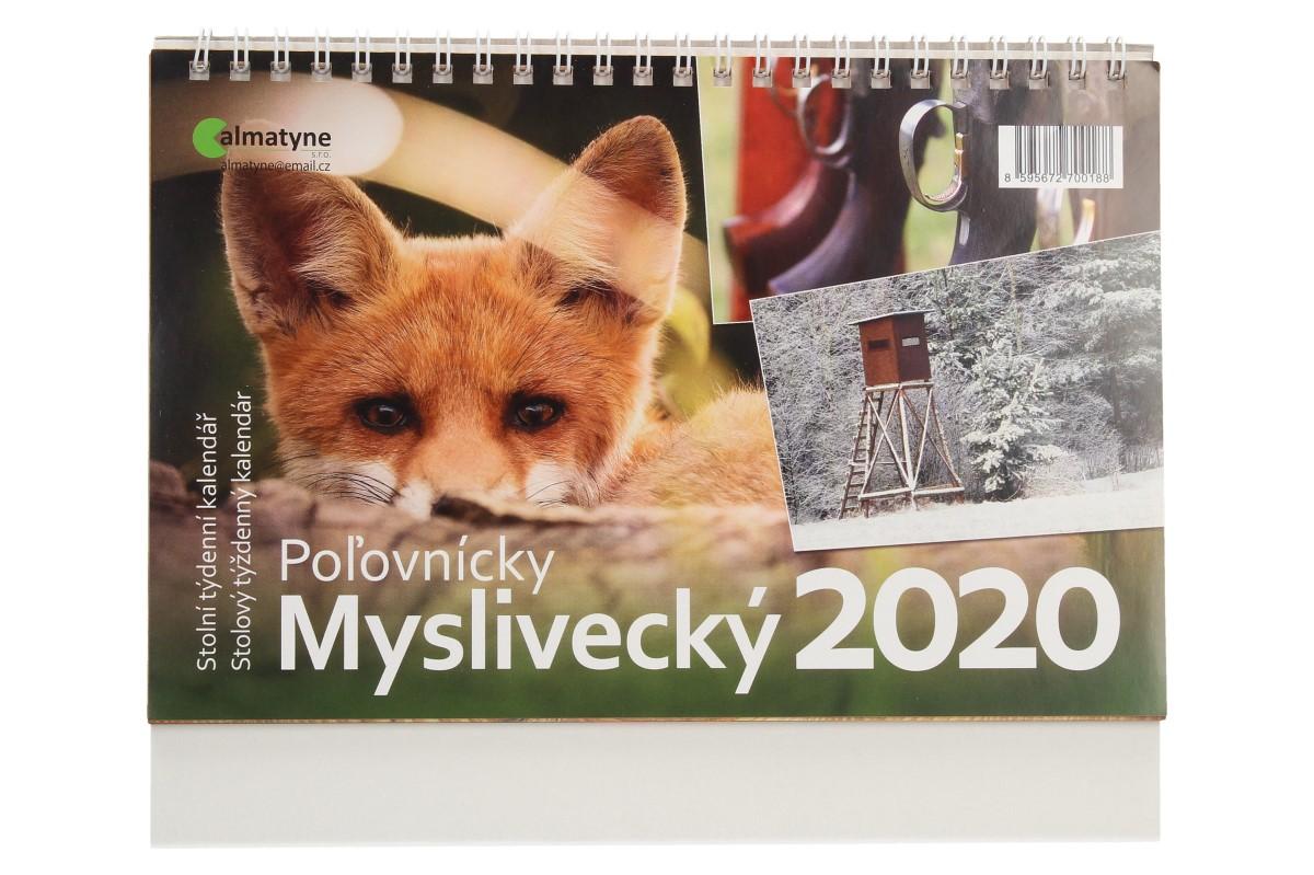 Kalendář 2020 Myslivecký 22 x 17 cm