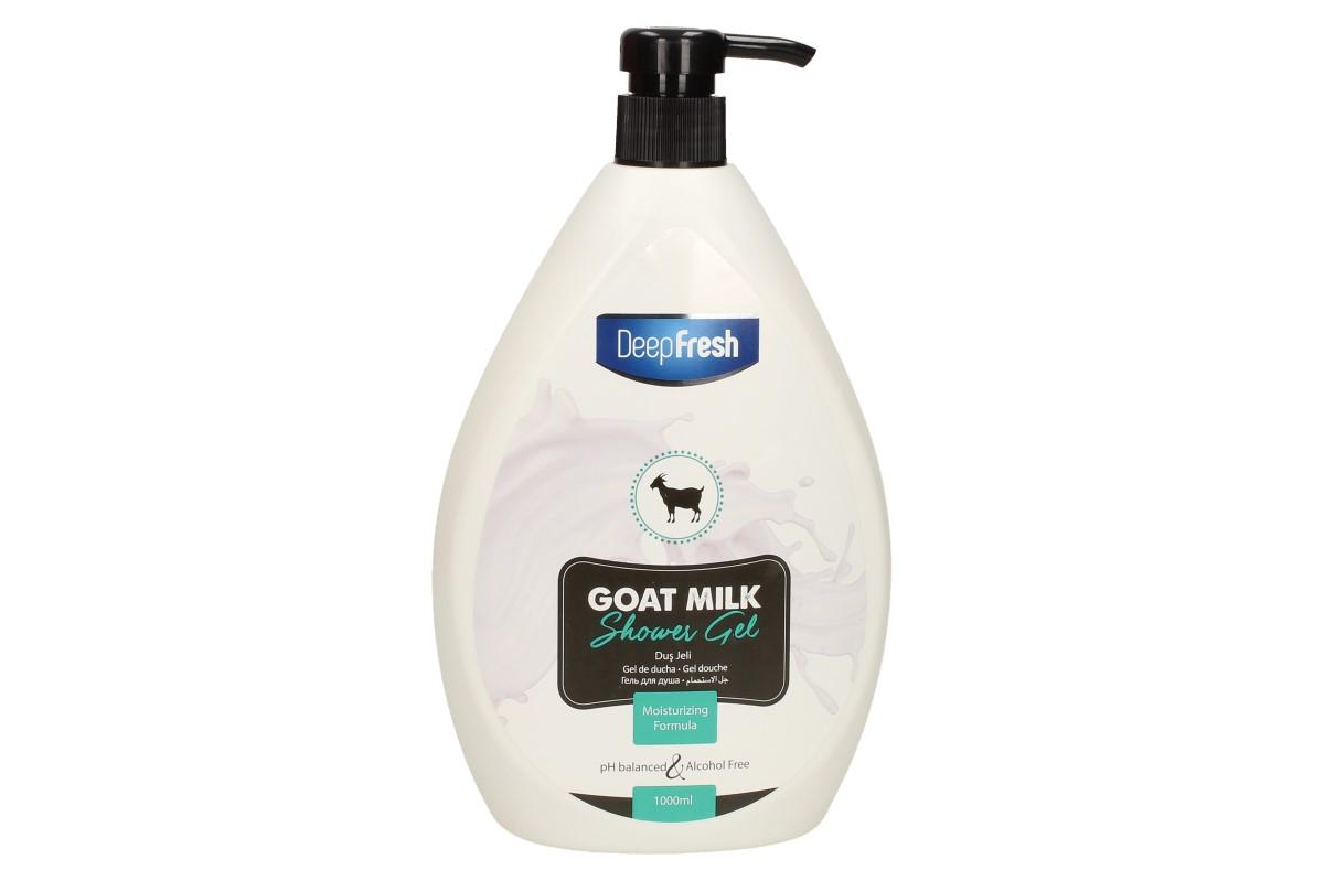 Deep Fresh sprchový gel goat milk 1L