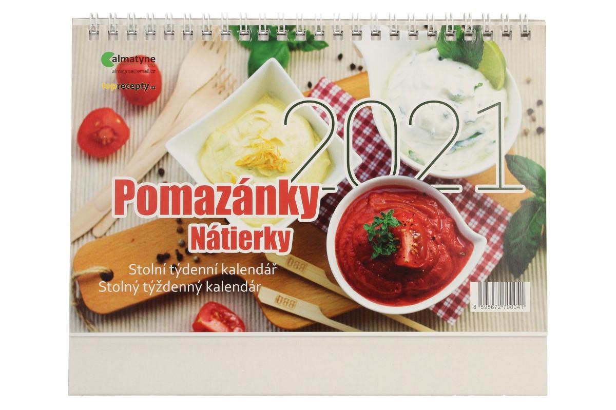 Kalendář 2021 Pomazánky 22 x 17 cm