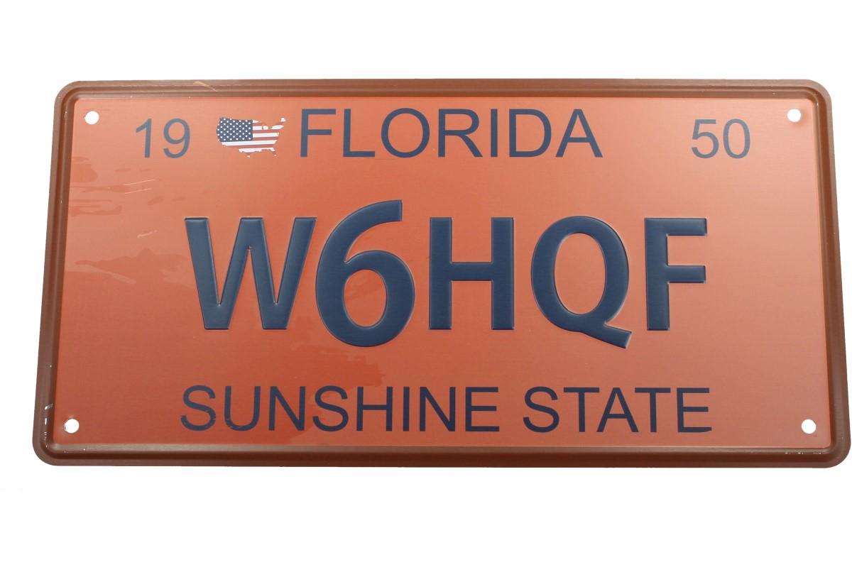 Cedule značka USA 30x15,5 cm FLORIDA SUNSHINE STATE