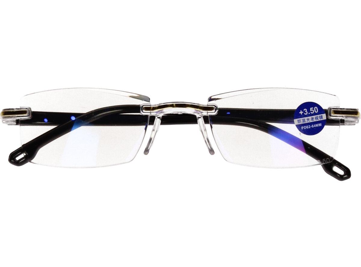 Dioptrické brýle s antireflexní vrstvou Zlaté +3,50