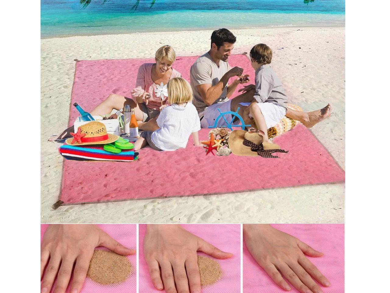 Plážová podložka Sand free Mat 150x200cm Růžová