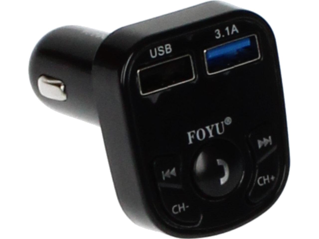 USB adaptér do autozapalovače s Hands-free Bluetooth FO-Q516