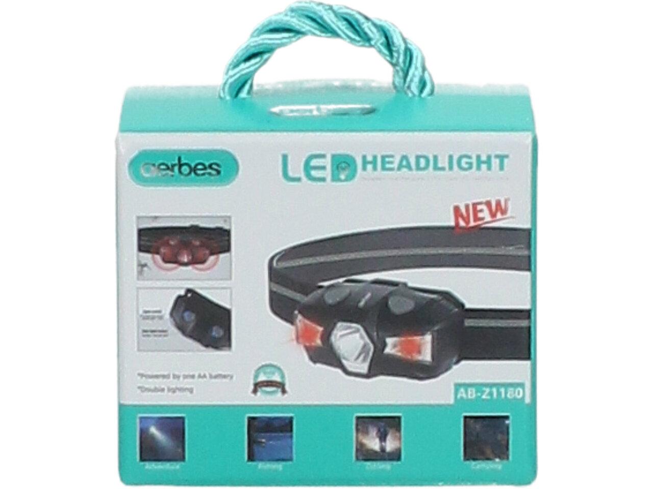 Lehká výkonná LED čelovka AERBES