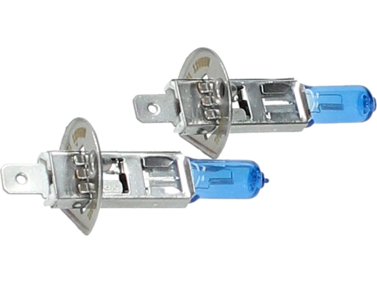 Halogenové žárovky H1 12V-55W modrá sada 2 kusy
