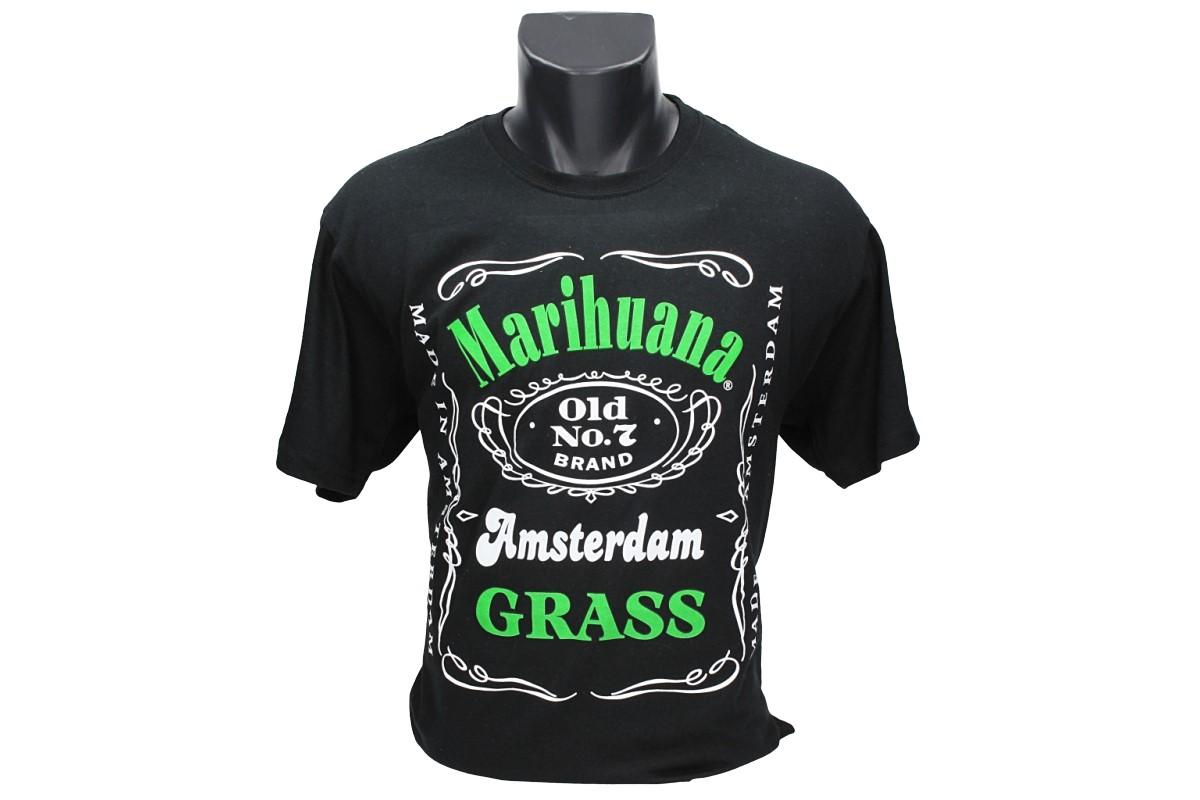 Tričko Marihuana Amsterdam Grass