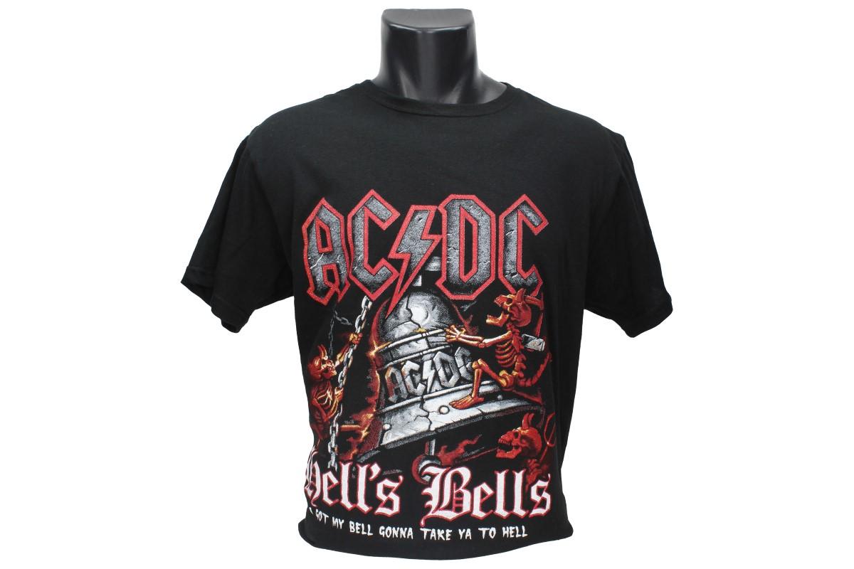 Tričko AC/DC Hells Bells červené