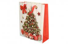 Foto 5 - Stromeček s dárky Vánoční dárková taška 32x26 cm