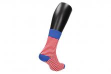 Foto 5 - Ponožky červeno-bílé proužky
