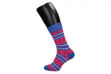 Foto 5 - Ponožky růžovo - modré proužky