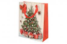 Foto 5 - Dárková vánoční taška stromek 23x18 cm