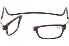 Foto 5 - Dioptrické brýle s magnetem hnědé +1,00