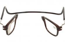 Foto 5 - Dioptrické brýle s magnetem hnědé +1,50