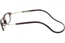Foto 5 - Dioptrické brýle s magnetem hnědé +2,50