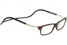 Foto 5 - Dioptrické brýle s magnetem hnědé +2,50