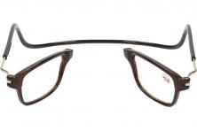 Foto 5 - Dioptrické brýle s magnetem hnědé +3,00