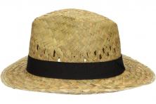Foto 5 - Slaměný kovbojský klobouk s černým páskem malý 