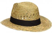 Foto 5 - Slaměný kovbojský klobouk s černým páskem malý 