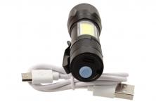 Foto 5 - LED Kapesní výkonná nabíjecí svítilna s klipem