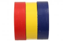 Foto 5 - 3ks Elektroizolačních pásek 15mm x 15m- modrá, žlutá, červená