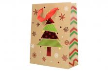 Foto 5 - Dárková vánoční taška se stromečkem 24x18 cm