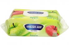 Foto 5 - Fresh Air vlhčené ubrousky 100ks Apple