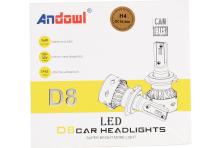 Foto 5 - H4 LED žárovky Andowl D8 CANBUS 10-30V 36W sada 2 kusy