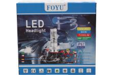Foto 5 - H7 LED žárovky FOYU F3 10-30V 60W sada 2 kusy
