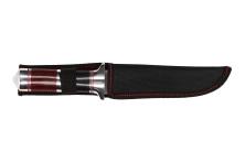 Foto 5 - Lovecký nůž s dírou v čepeli s pouzdrem 28cm