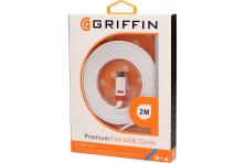 Foto 5 - Premium Flat USB-C Cable 2m Griffin Bílý