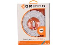 Foto 5 - Premium Flat USB-C Cable 3m Griffin Bílý