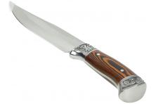 Foto 5 - Hobby lovecký nůž v pouzdře se zdobenou rukojetí 31cm