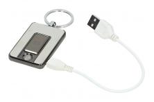 Foto 5 - USB zapalovač stříbrný na klíče