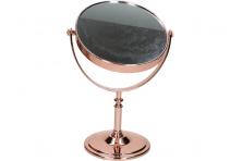 Foto 5 - Oboustranné kosmetické zrcadlo měděného vzhledu oválné