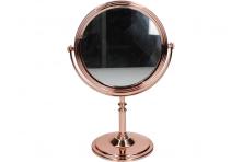 Foto 5 - Oboustranné kosmetické zrcadlo měděného vzhledu kulaté