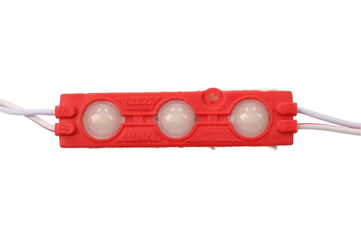 Nalepovací tříbodová LED dioda červená 