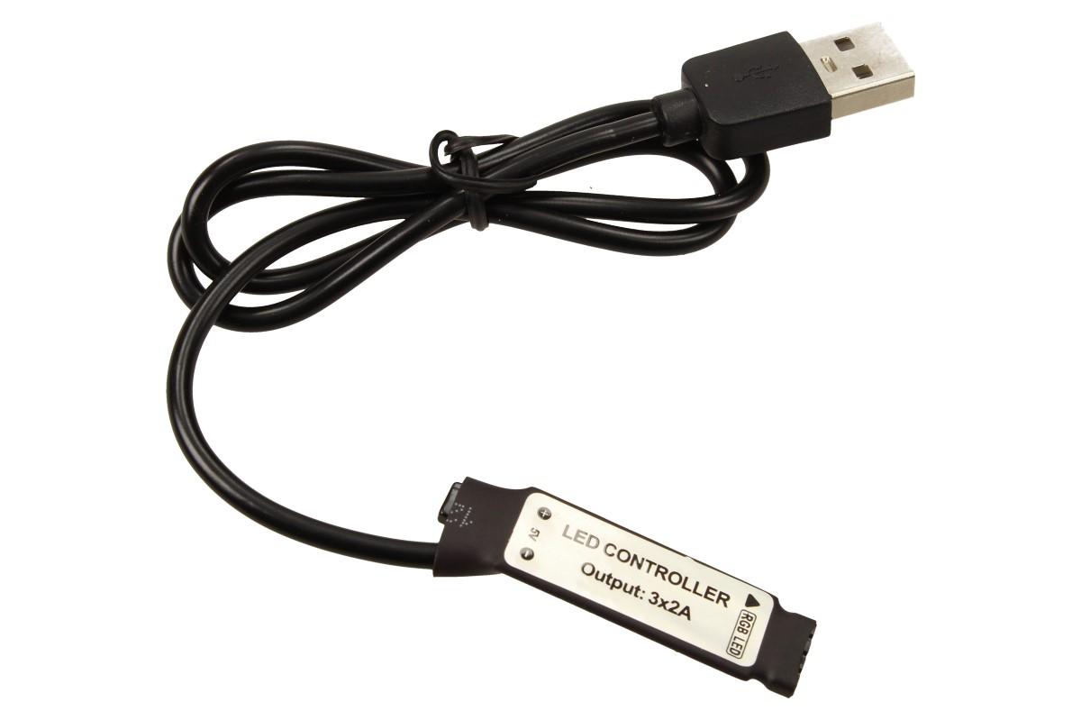 LED pásek RGB 5 m s ovladačem USB SMD 5050