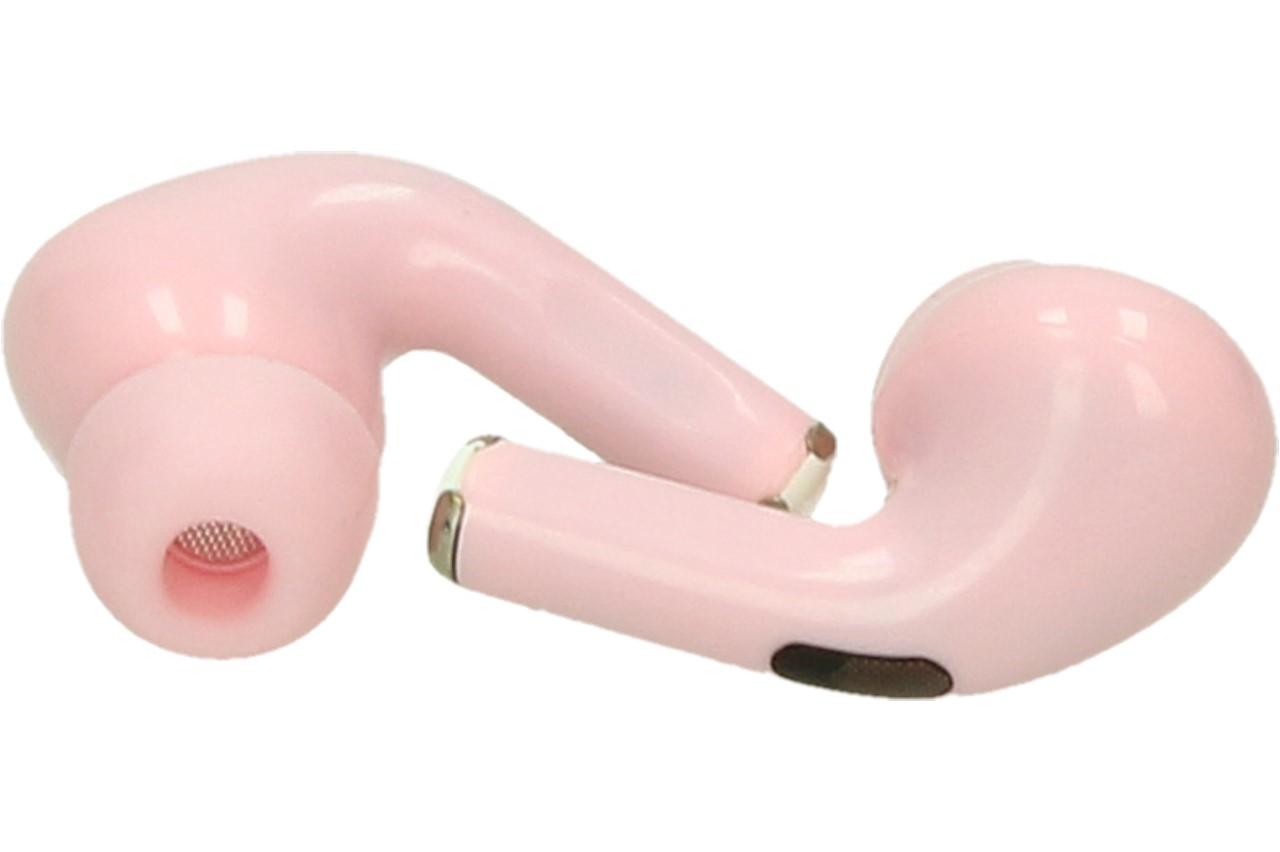 Bezdrátová bluetooth sluchátka růžová